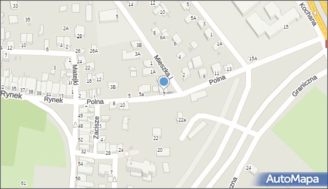 Stalowa Wola, Polna, 7, mapa Stalowa Wola