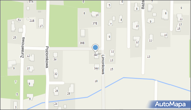 Stara Wieś, Poziomkowa, 34c, mapa Stara Wieś