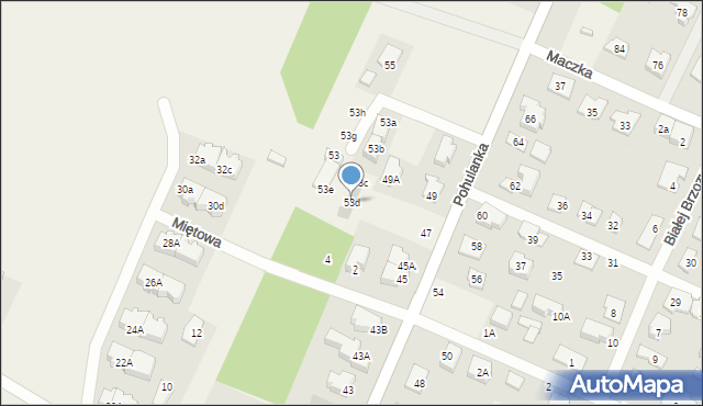 Stare Babice, Pohulanka, 53d, mapa Stare Babice