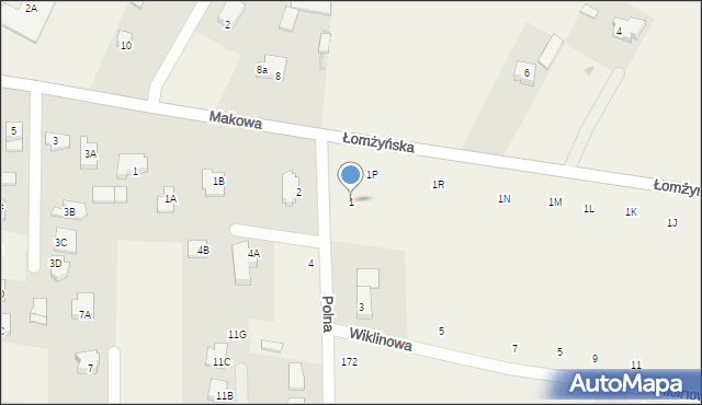 Stare Kupiski, Polna, 1, mapa Stare Kupiski