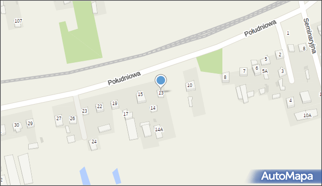 Stare Opole, Południowa, 13, mapa Stare Opole