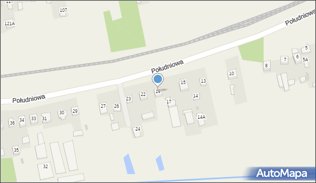 Stare Opole, Południowa, 19, mapa Stare Opole