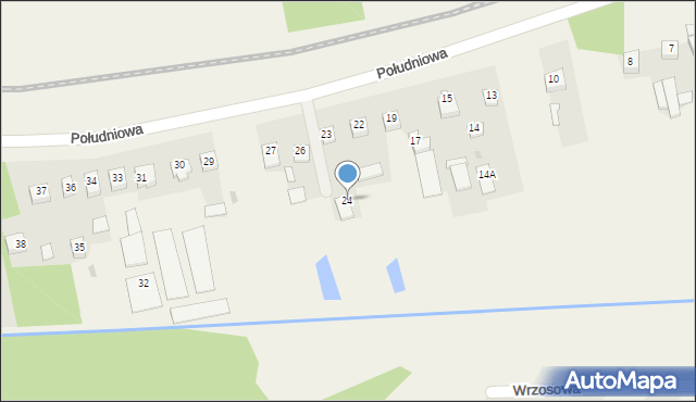 Stare Opole, Południowa, 24, mapa Stare Opole