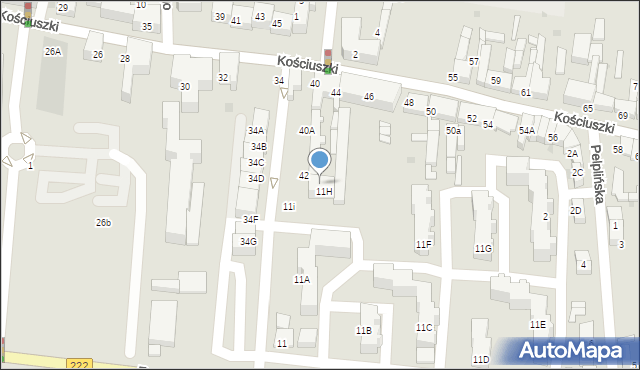 Starogard Gdański, Pomorska, 11H, mapa Starogard Gdański