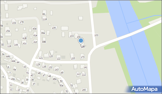 Stary Sącz, Popowicka, 145, mapa Stary Sącz