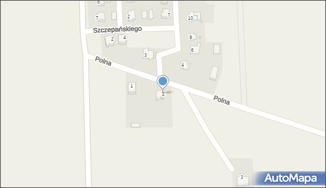 Stary Targ, Polna, 2, mapa Stary Targ