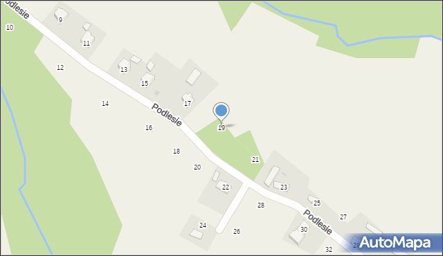 Staszkówka, Podlesie, 19, mapa Staszkówka