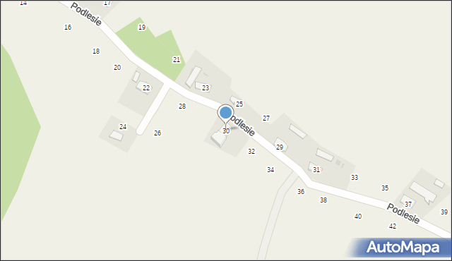 Staszkówka, Podlesie, 30, mapa Staszkówka