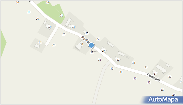 Staszkówka, Podlesie, 32, mapa Staszkówka