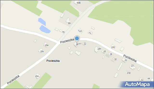 Staszów, Pocieszka, 20, mapa Staszów