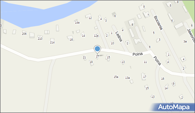 Stawinoga, Polna, 17, mapa Stawinoga