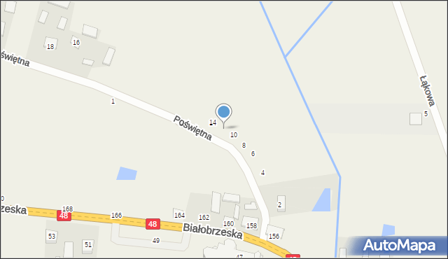 Stromiec, Poświętna, 12, mapa Stromiec