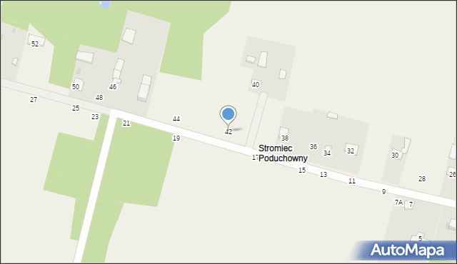 Stromiec, Poświętna, 42, mapa Stromiec