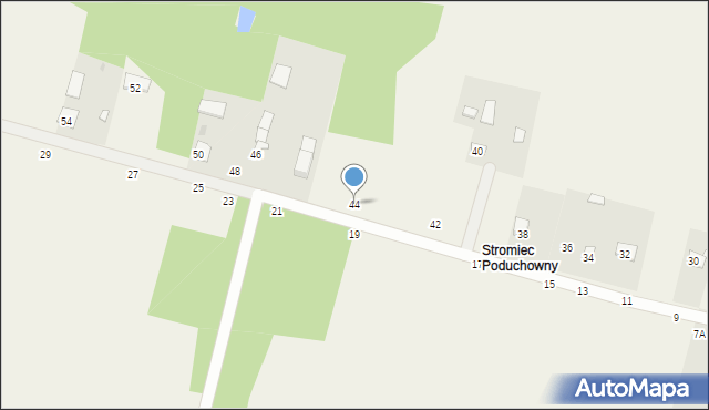 Stromiec, Poświętna, 44, mapa Stromiec