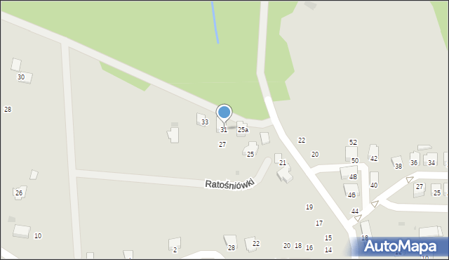 Strzyżów, Polna, 31, mapa Strzyżów