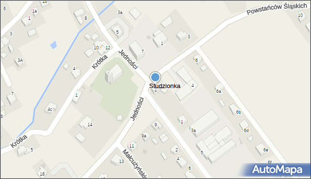 Studzionka, Powstańców Śląskich, 2, mapa Studzionka