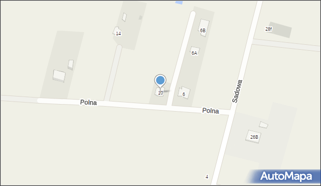 Styrzyniec, Polna, 10, mapa Styrzyniec