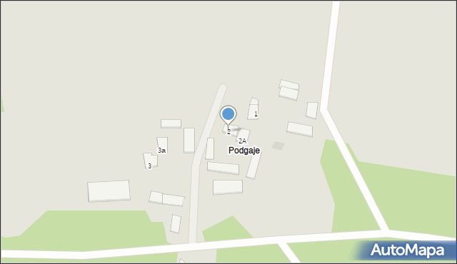 Suchowola, Podgaj, 2, mapa Suchowola