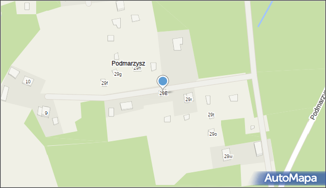 Suków, Podmarzysz, 29E, mapa Suków