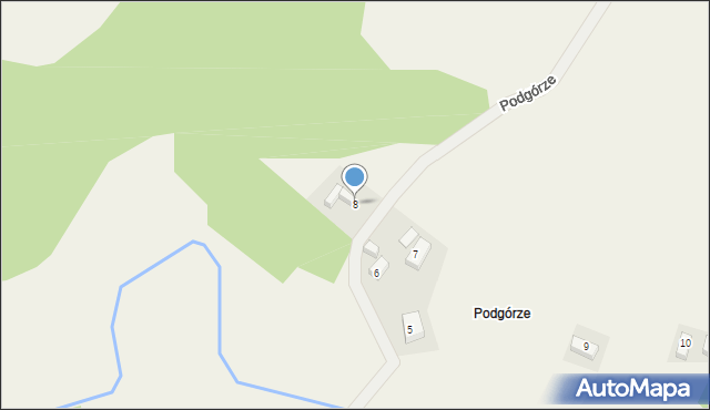 Sulików, Podgórze, 8, mapa Sulików