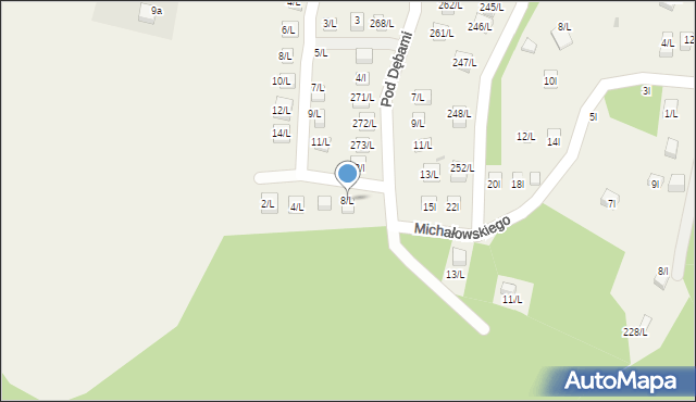 Sulistrowiczki, Pod Lasem, 8/L, mapa Sulistrowiczki