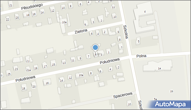 Sulmierzyce, Południowa, 5, mapa Sulmierzyce