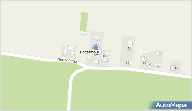 Sułoszowa, Podzamcze, 100, mapa Sułoszowa