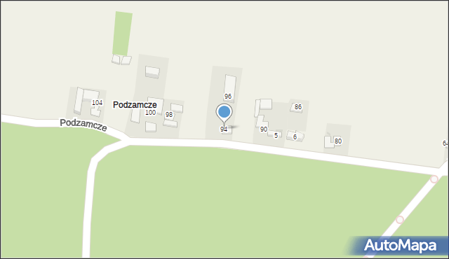 Sułoszowa, Podzamcze, 94, mapa Sułoszowa