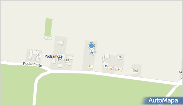 Sułoszowa, Podzamcze, 96, mapa Sułoszowa