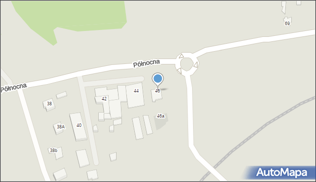 Suwałki, Północna, 46, mapa Suwałk