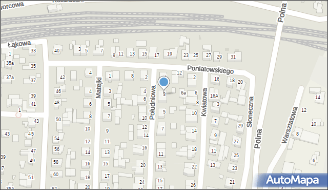 Swarzędz, Południowa, 3, mapa Swarzędz