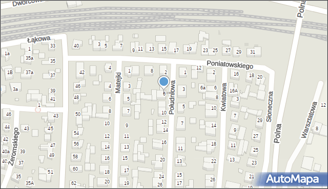 Swarzędz, Południowa, 6, mapa Swarzędz