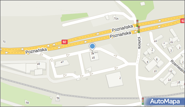 Swarzędz, Poznańska, 3a, mapa Swarzędz