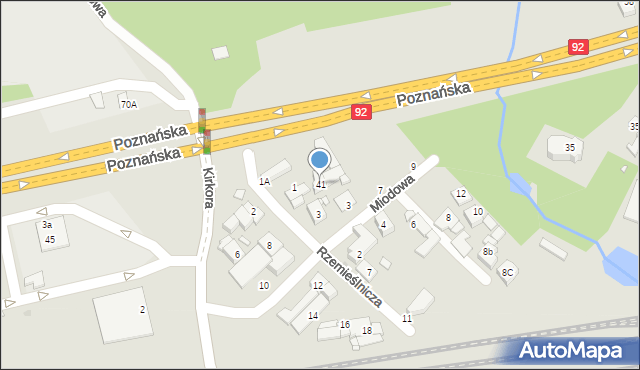 Swarzędz, Poznańska, 41, mapa Swarzędz