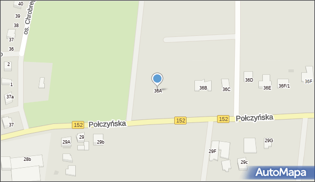 Świdwin, Połczyńska, 36A, mapa Świdwin