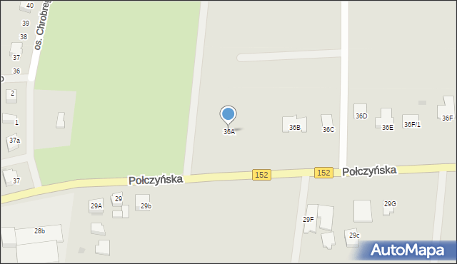 Świdwin, Połczyńska, 36A, mapa Świdwin