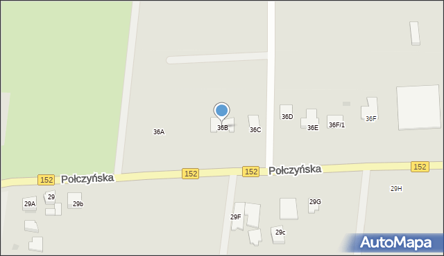 Świdwin, Połczyńska, 36B, mapa Świdwin
