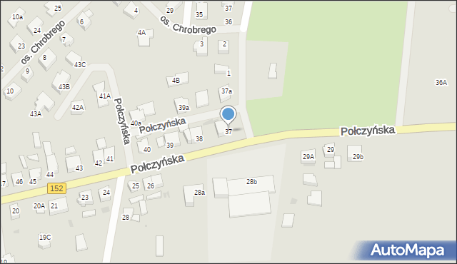 Świdwin, Połczyńska, 37, mapa Świdwin