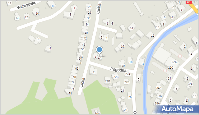 Świebodzice, Pogodna, 3, mapa Świebodzice