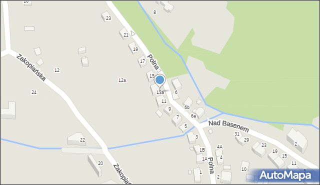 Świeradów-Zdrój, Polna, 13a, mapa Świeradów-Zdrój