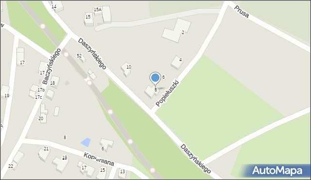 Szczawno-Zdrój, Popiełuszki Jerzego, bł. ks., 8, mapa Szczawno-Zdrój