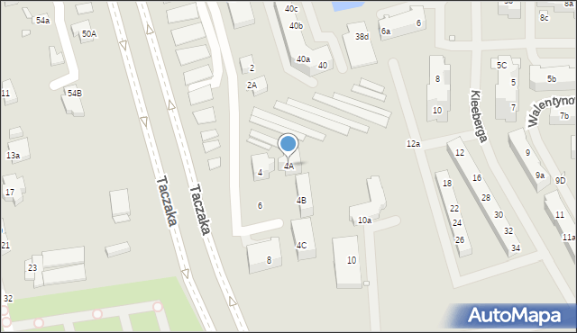 Szczecin, Popiełuszki Jerzego, bł. ks., 4A, mapa Szczecina