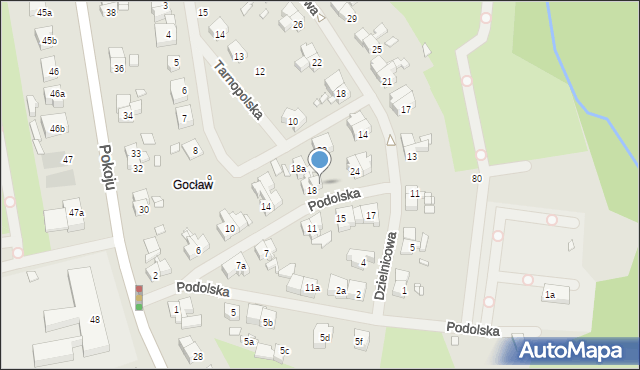 Szczecin, Podolska, 20, mapa Szczecina