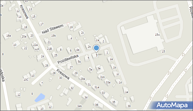 Szczecin, Pozdawilska, 3, mapa Szczecina