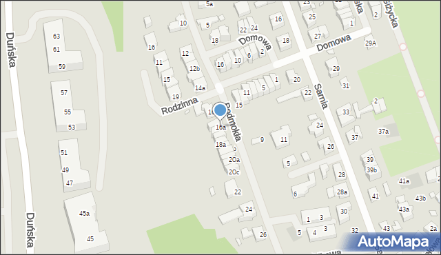 Szczecin, Podmokła, 16a, mapa Szczecina