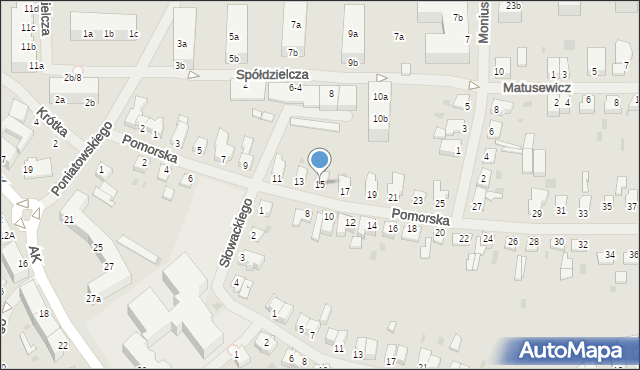 Szczecinek, Pomorska, 15, mapa Szczecinek