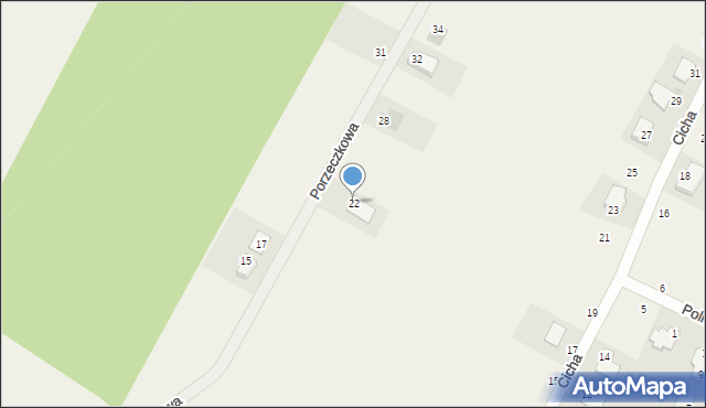 Szkocja, Porzeczkowa, 22, mapa Szkocja