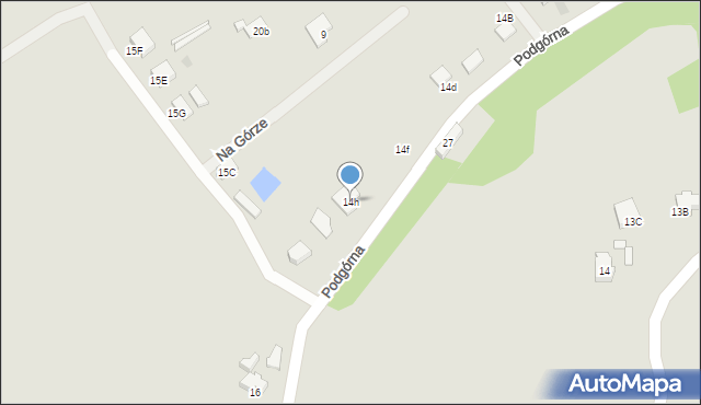 Szprotawa, Podgórna, 14h, mapa Szprotawa