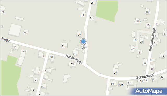 Szprotawa, Podgórna, 22, mapa Szprotawa