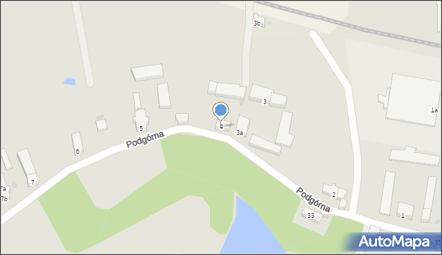 Szprotawa, Podgórna, 4, mapa Szprotawa